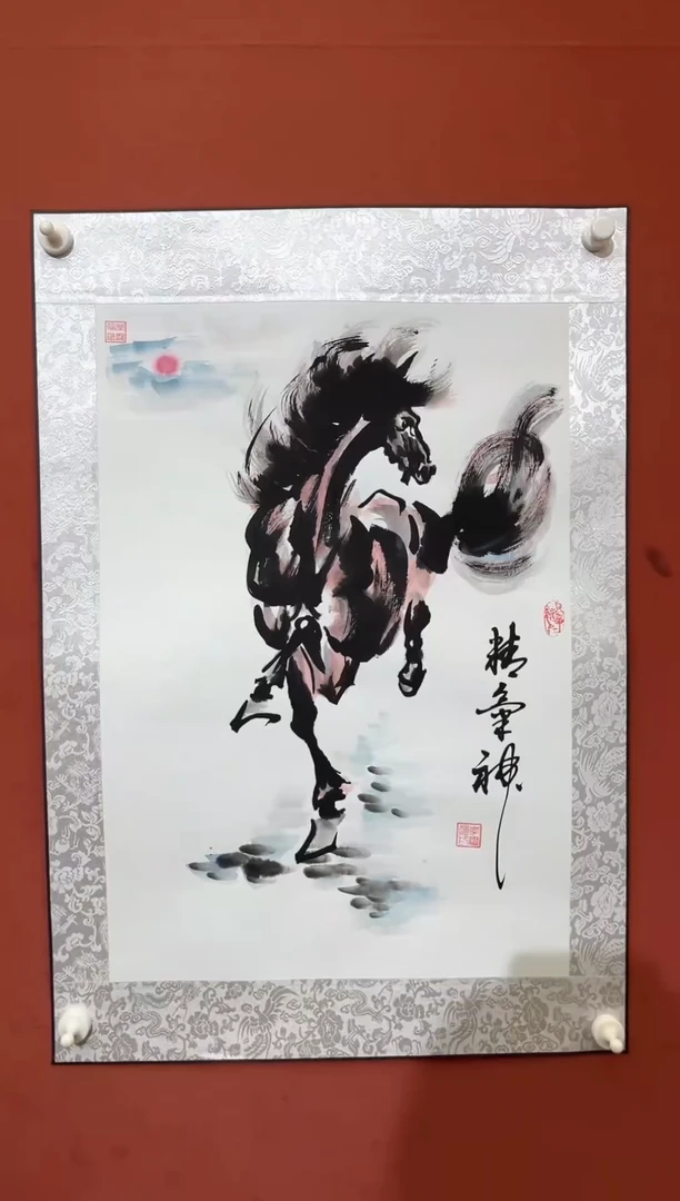 国画李继明老师现场创作 2