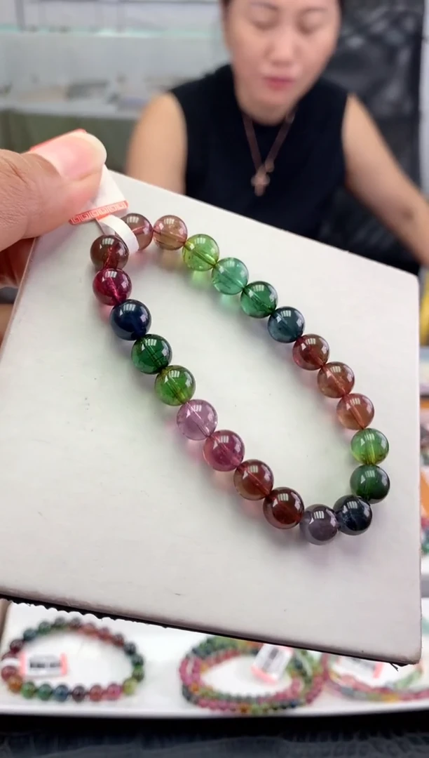 未镶嵌手串碧玺多样性发一条