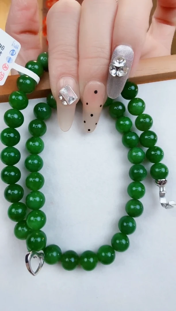 和田玉（碧玉）未镶嵌颈饰和田玉项链5021