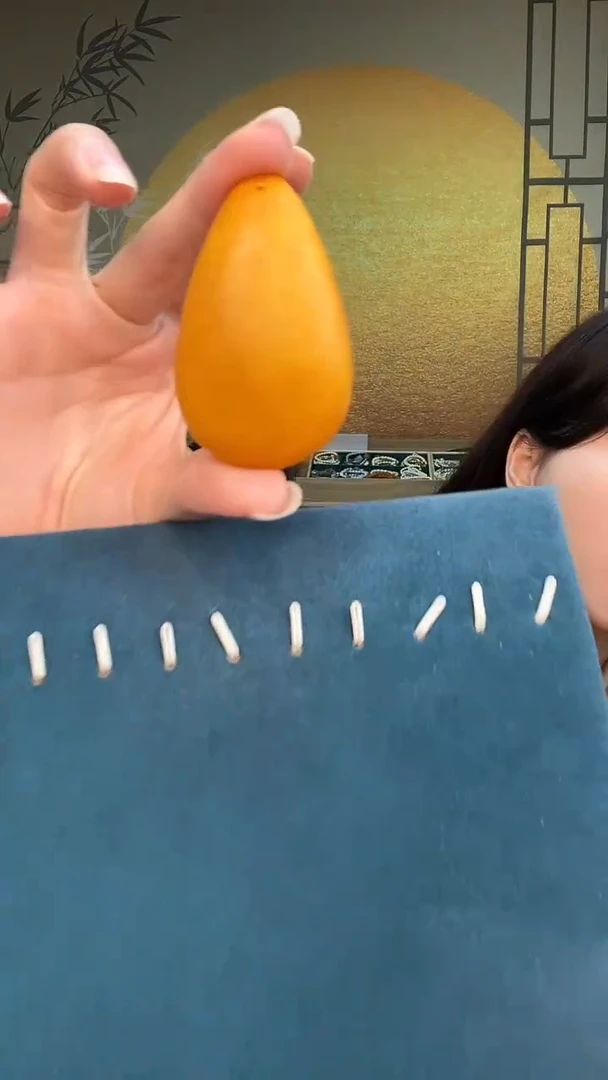 裸石琥珀未镶嵌A3242天然蜜蜡绑绳