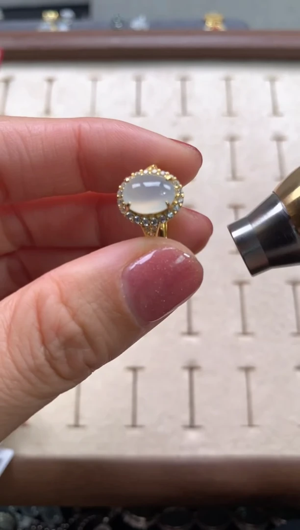 【闪购商品】翡翠戒指银S925镶嵌22222222222