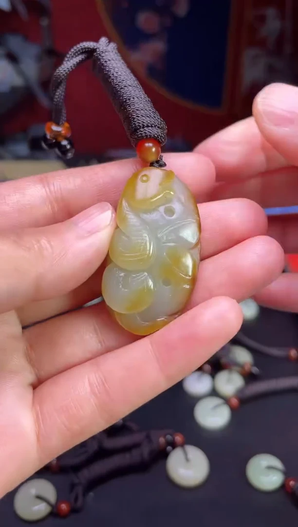 颈饰未镶嵌和田玉123