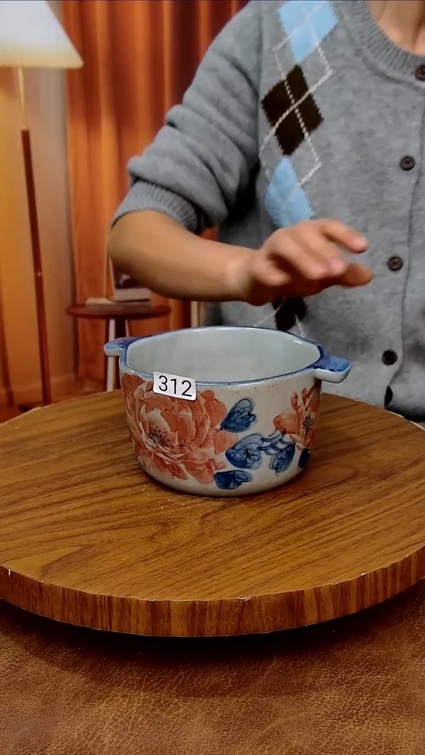 杯子陶景德镇手工手绘釉下彩陶瓷