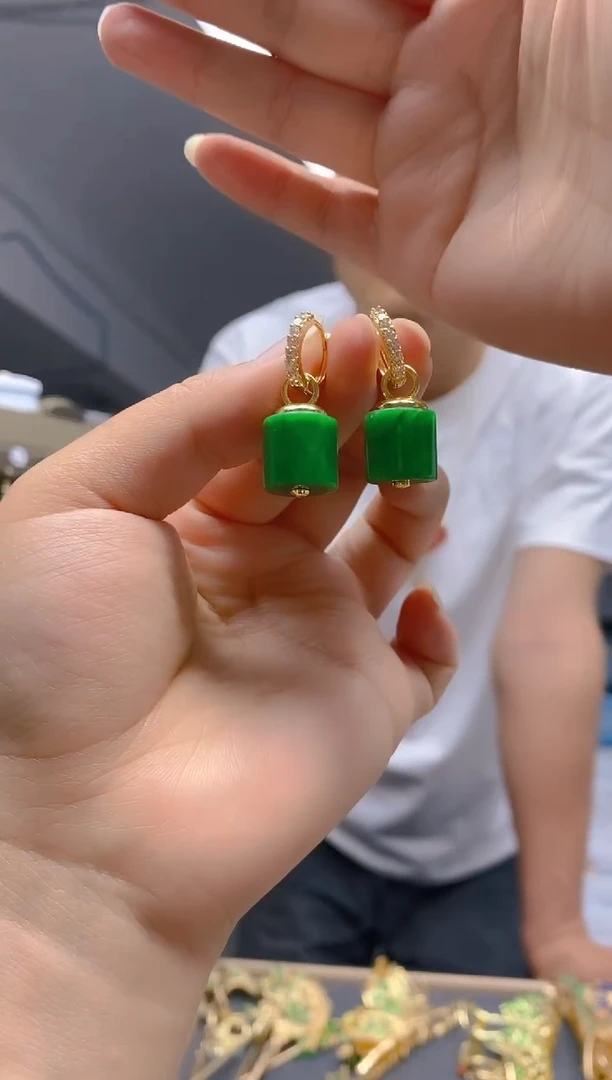 玛瑙/玉髓耳饰合金01玛瑙耳饰