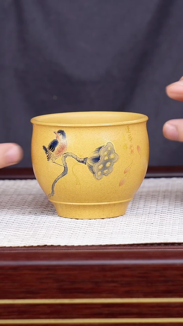 茶杯紫砂宜兴原矿紫砂主人杯