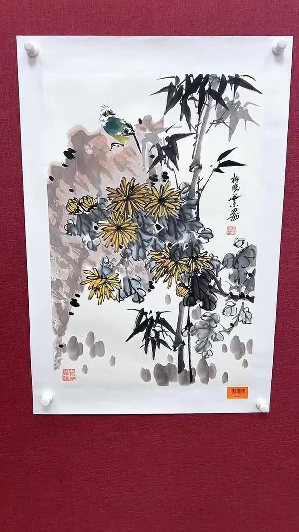 国画柳晓叶绘画2.7pc花鸟