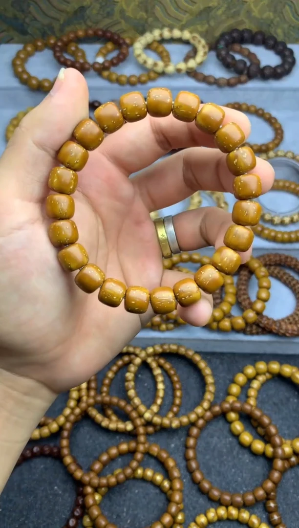 紫金鼠手串10.1尺寸实心满天星