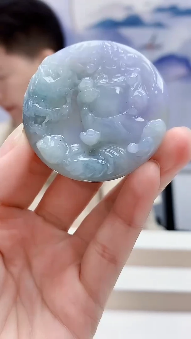 未镶嵌定制翡翠4917lr-毛货挂件24