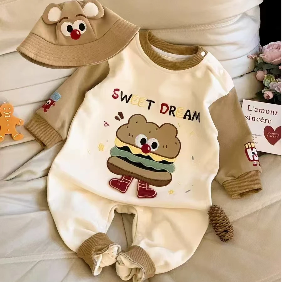 新生儿抱宝宝爬服连体哈衣