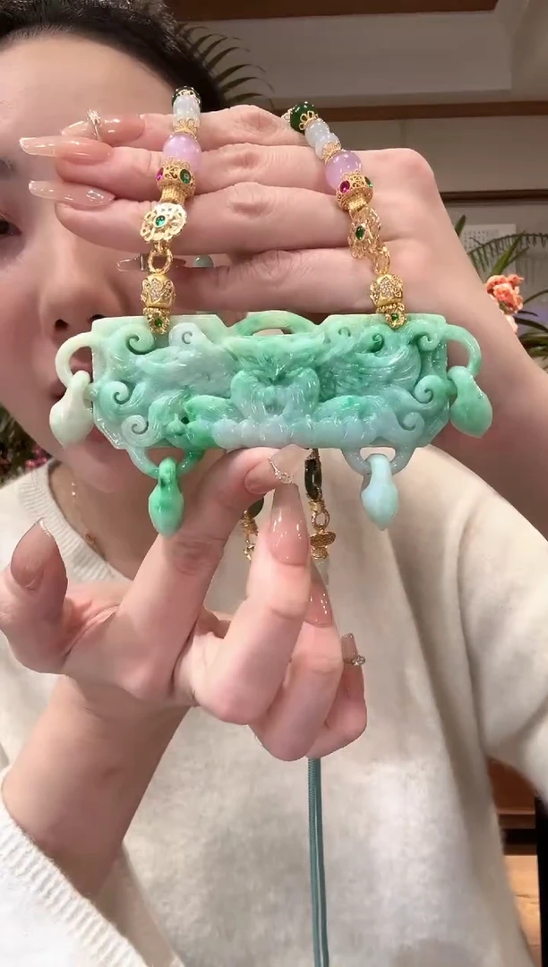【闪购商品】翡翠颈饰未镶嵌国风