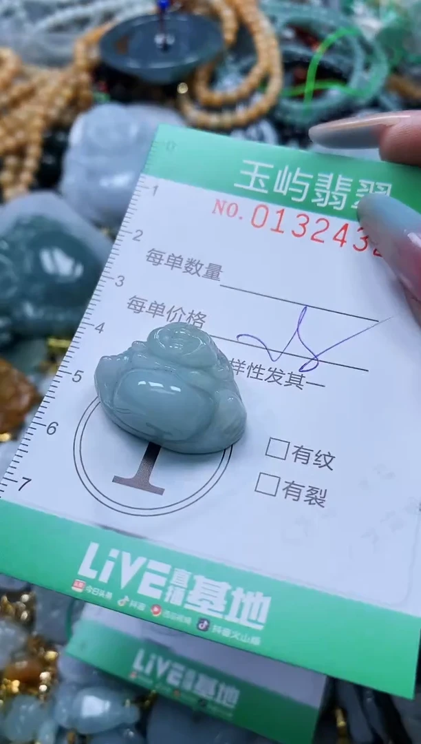 翡翠未镶嵌颈饰闪购0132432