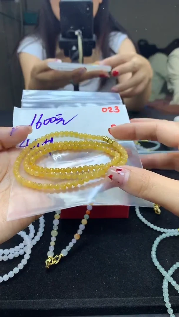 未镶嵌定制翡翠毛货需精细抛光多样性发一件珠串+1600元