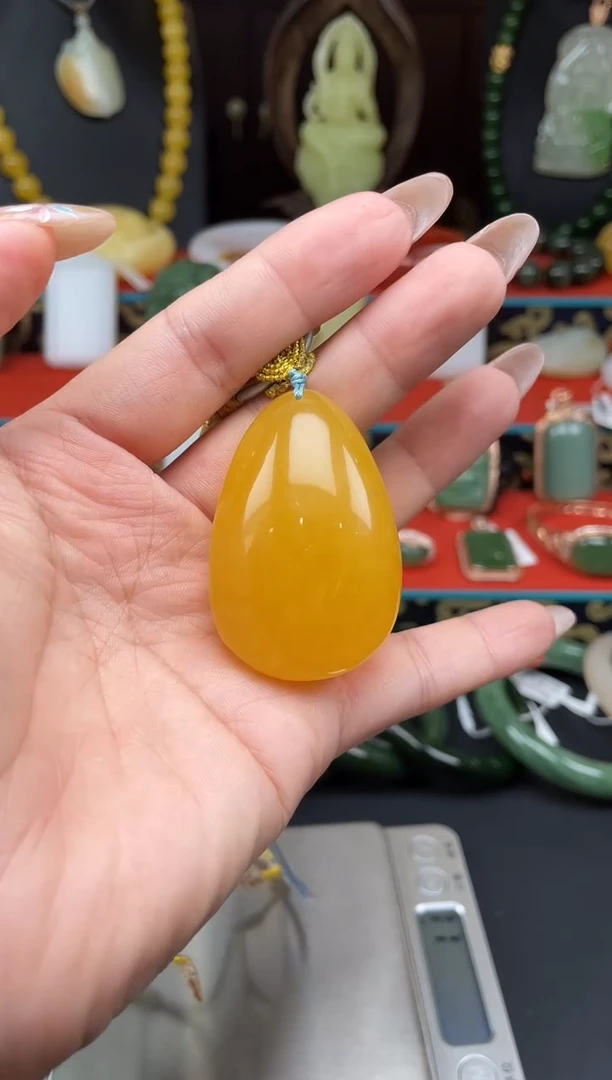 未镶嵌颈饰蜜蜡吊坠sm46