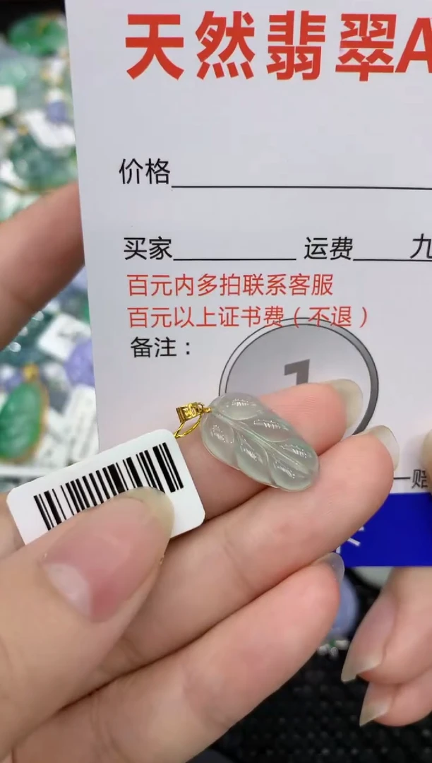 【闪购商品】翡翠颈饰18K金镶嵌8888888888