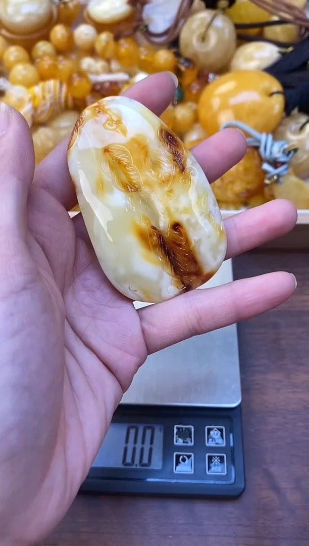 裸石琥珀未镶嵌天然琥珀蜜蜡