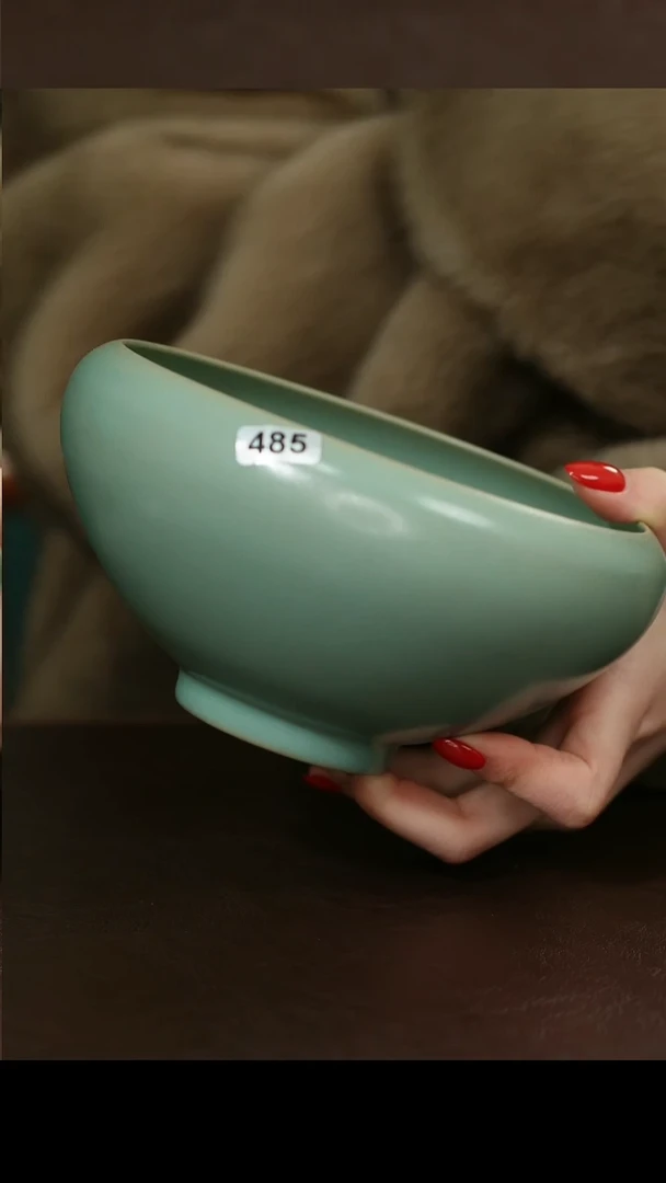 摆件瓷485原矿原釉汝宋汝瓷