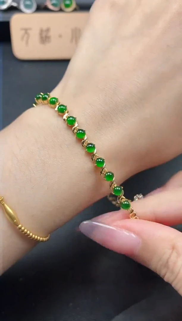 翡翠戒指银S925镶嵌51511