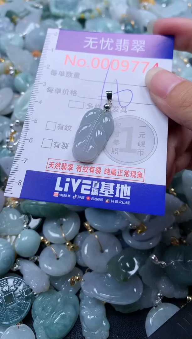 翡翠未镶嵌吊坠(不含链)9774