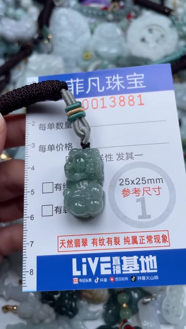 颈饰未镶嵌翡翠13881