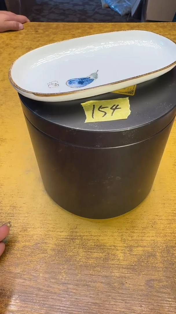 瓷器瓷器老破破破154窝铁桶碗