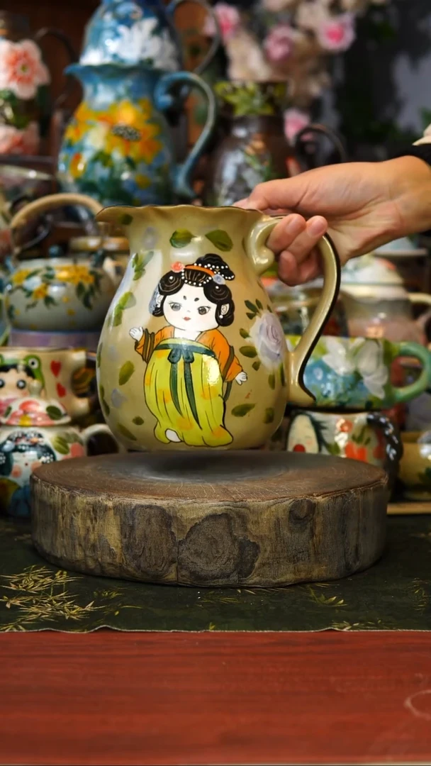 花瓶/杯子/碗112景德镇手工高温釉下彩