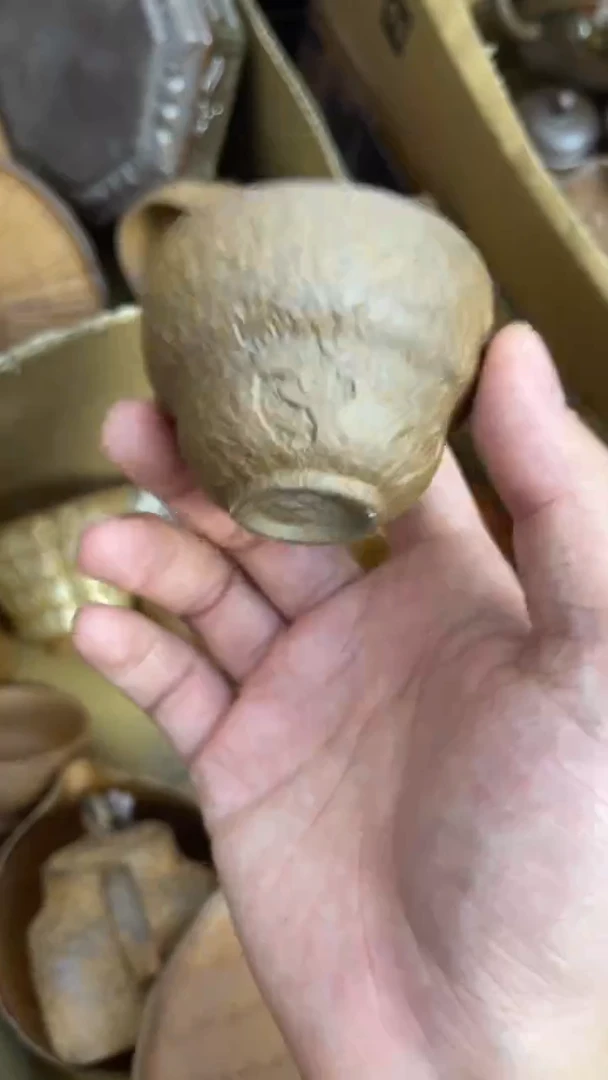 壶岩泥茶器-葫芦杯