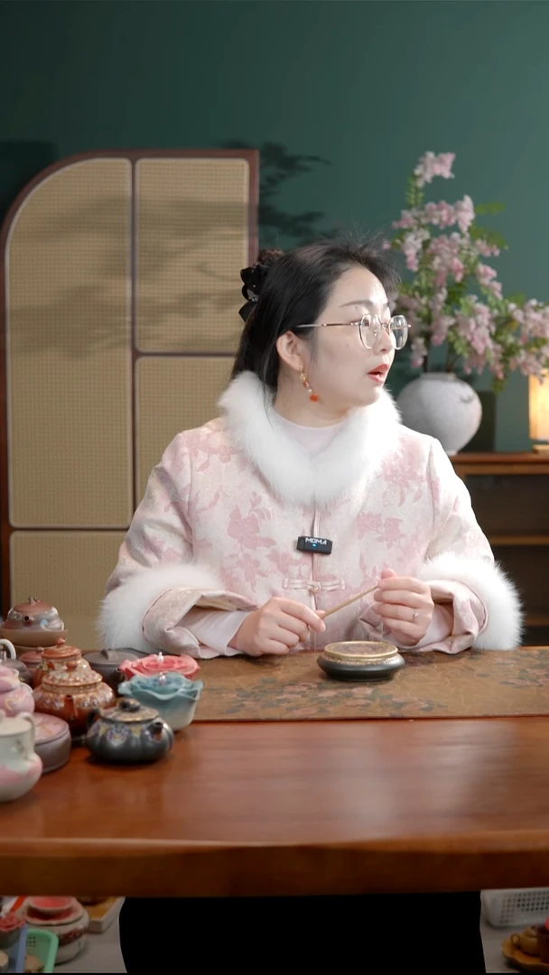 茶壶紫砂知*紫泥如意壶微瑕