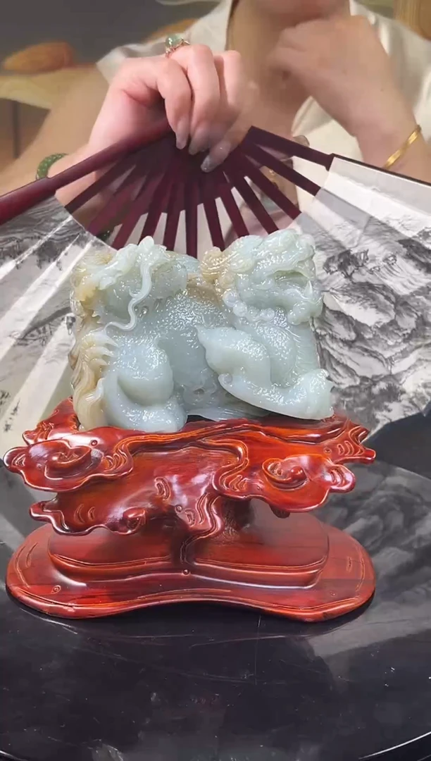 和田玉未镶嵌摆件摆件