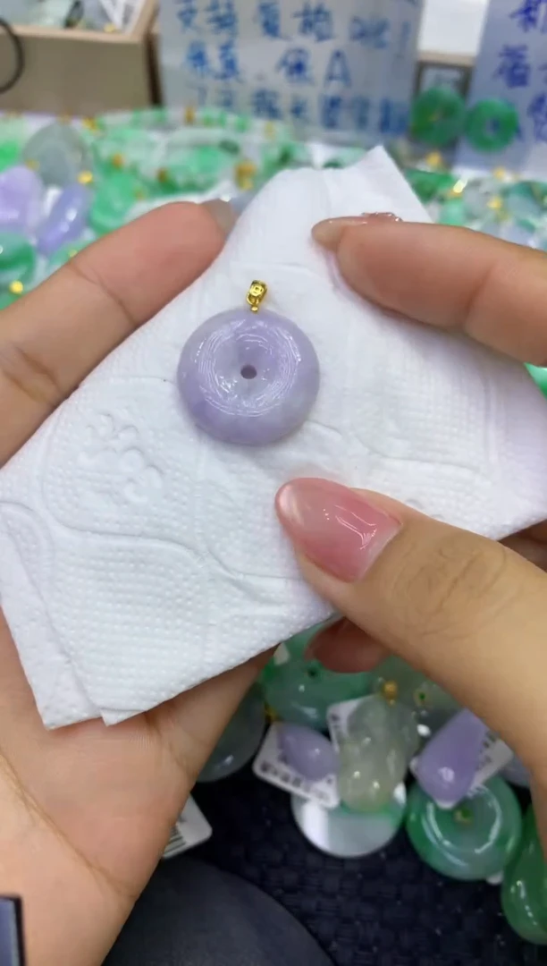 颈饰未镶嵌翡翠天然缅甸A货翡翠