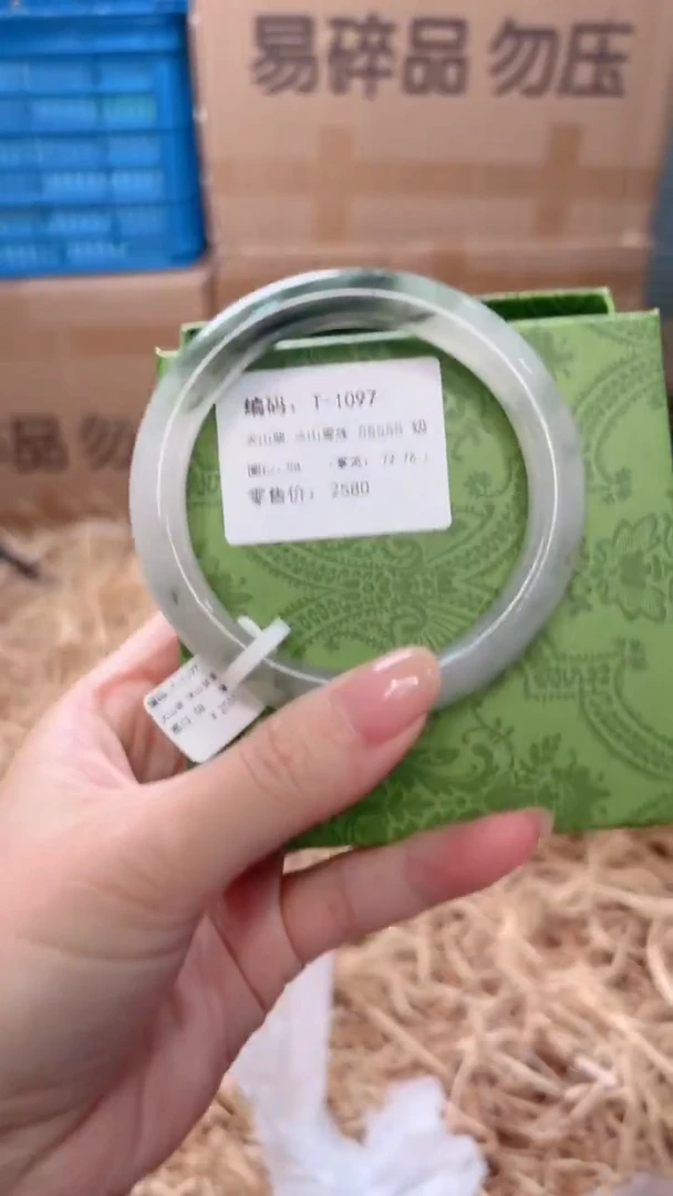 未镶嵌手镯石英质玉T-1097