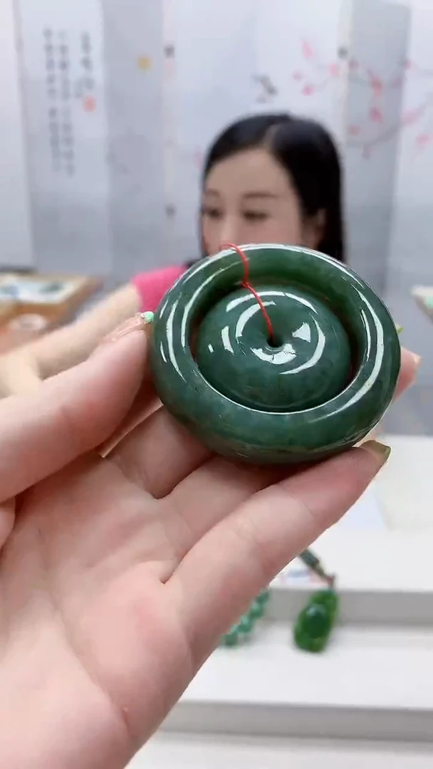 未镶嵌定制翡翠4852ry-毛货挂件90