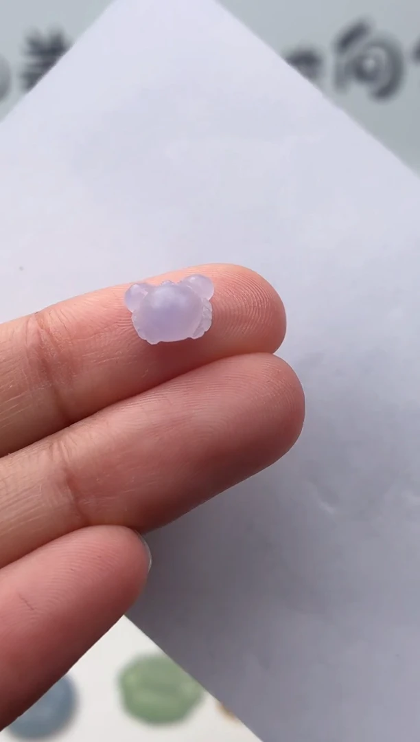未镶嵌定制翡翠小***钙翡翠