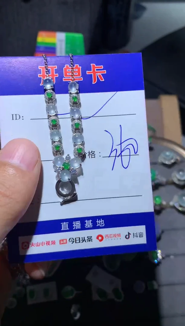 【闪购商品】翡翠颈饰银S925镶嵌 定向