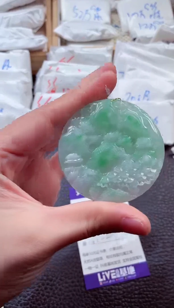 翡翠未镶嵌颈饰00005299