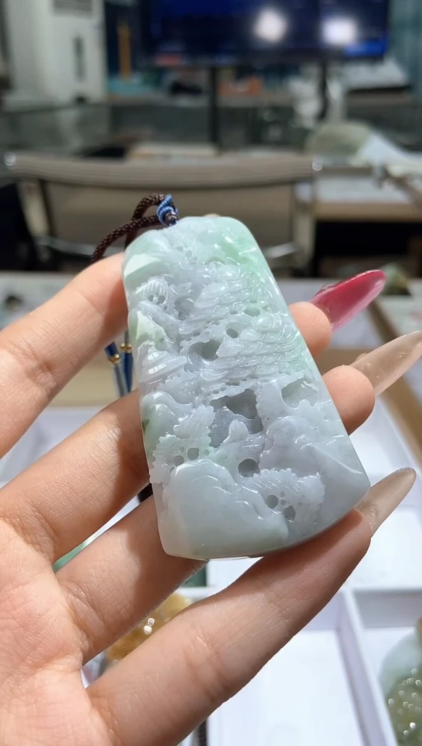 【闪购商品】翡翠颈饰未镶嵌天然缅甸翡翠A货未镶嵌
