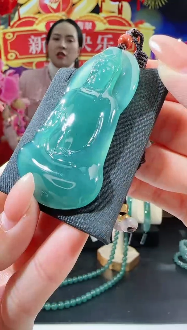 【闪购商品】翡翠吊坠(不含链)未镶嵌观音