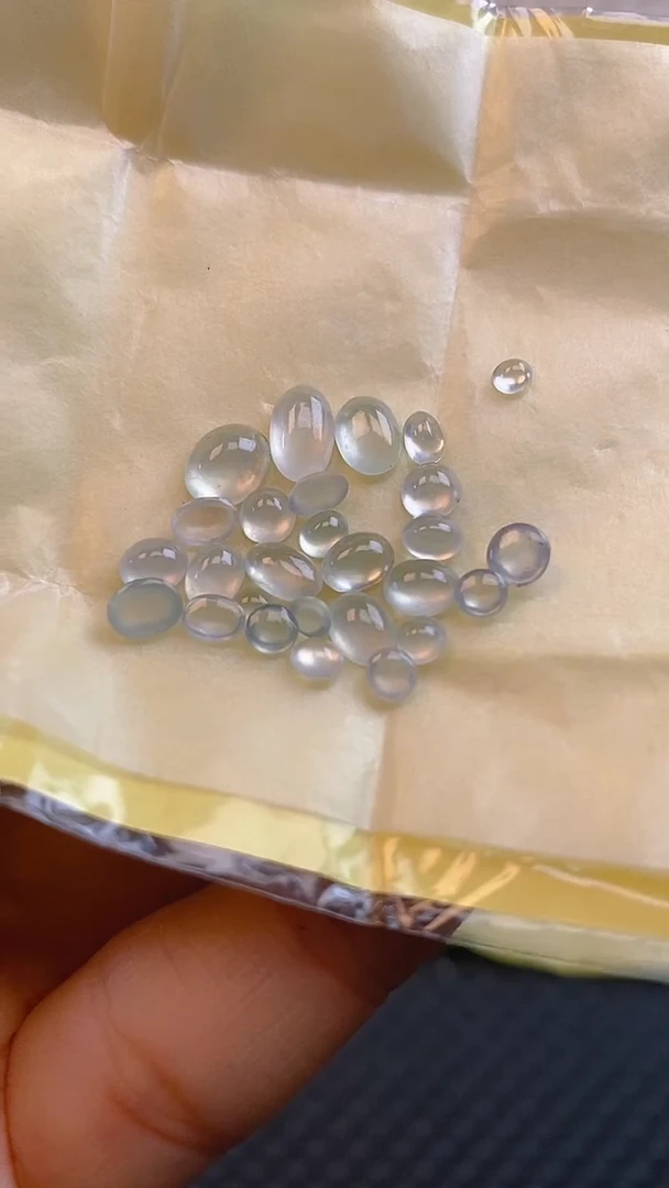 【闪购商品】翡翠耳饰未镶嵌天然A货翡翠162