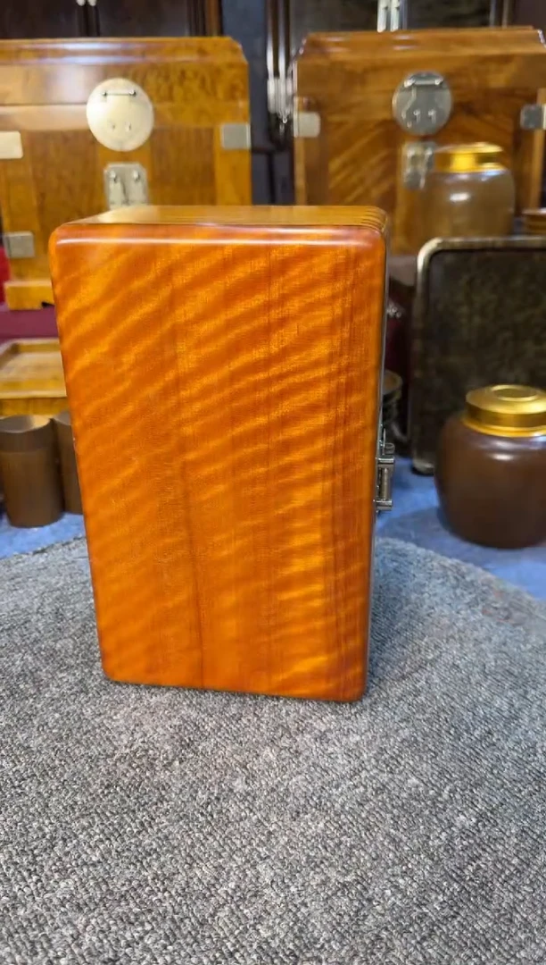 【闪购商品】乌木类成套家具精工精品大师作品首饰盒Y41