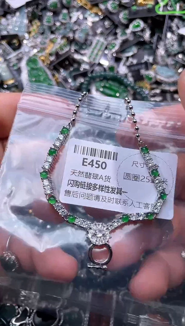 【闪购商品】翡翠颈饰未镶嵌E450项链