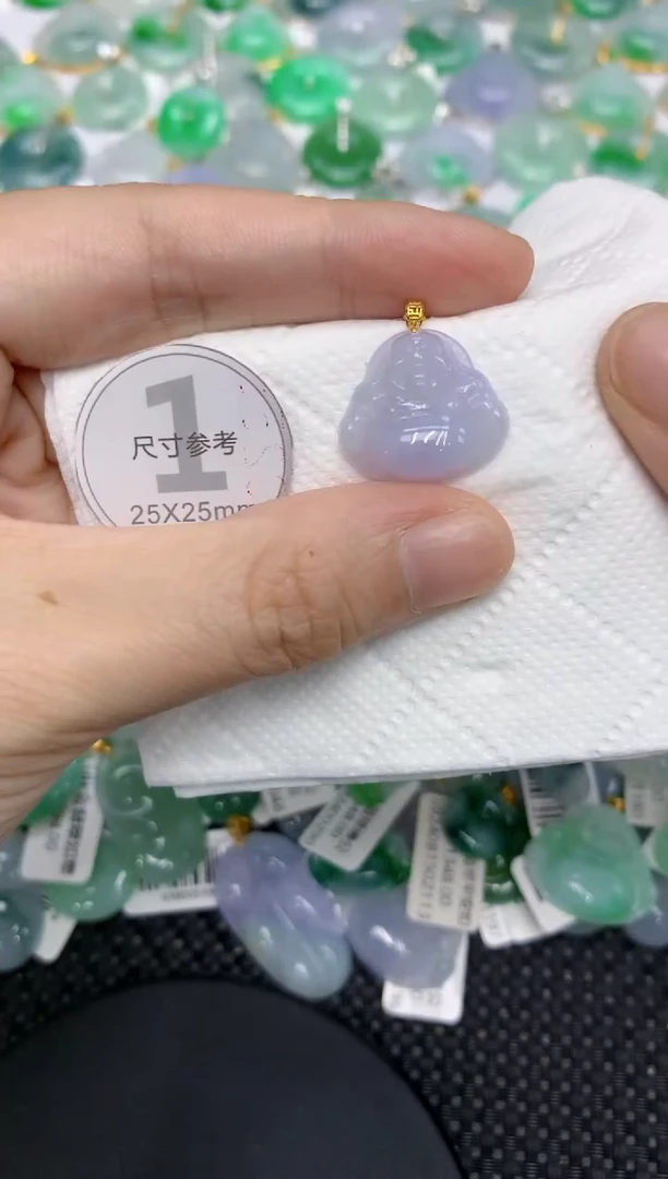 颈饰18K金镶嵌翡翠11111111