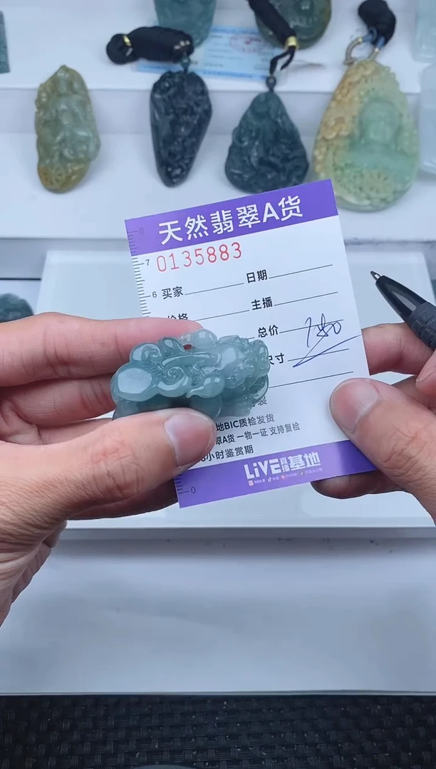 【闪购商品】翡翠颈饰未镶嵌       883