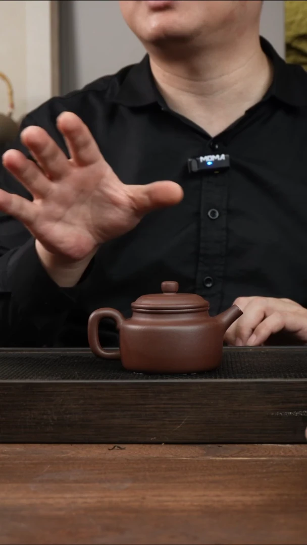 茶杯紫砂紫泥德钟        190CC