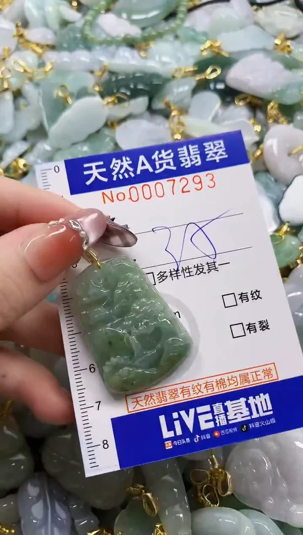 颈饰未镶嵌翡翠天然A货翡翠