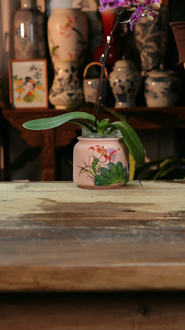 【闪购商品】瓷片景德镇纯手工釉下彩精品花瓶