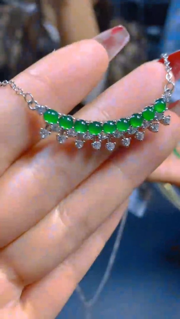 【闪购商品】翡翠项链未镶嵌0565258459多样性发一