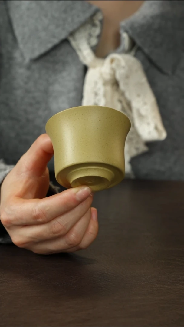 茶杯紫砂本绿主人杯