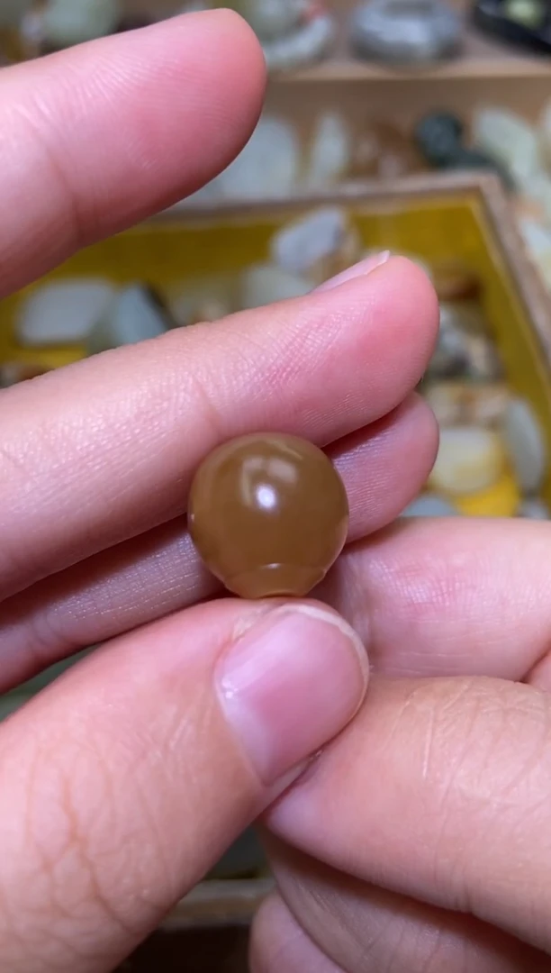 未镶嵌和田玉挂件新疆和田玉且末糖玉三通13