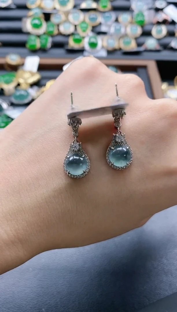 【闪购商品】翡翠戒指银S925镶嵌51511