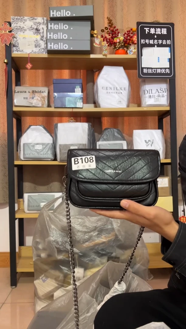 小牛剖层皮革老张家女包  108