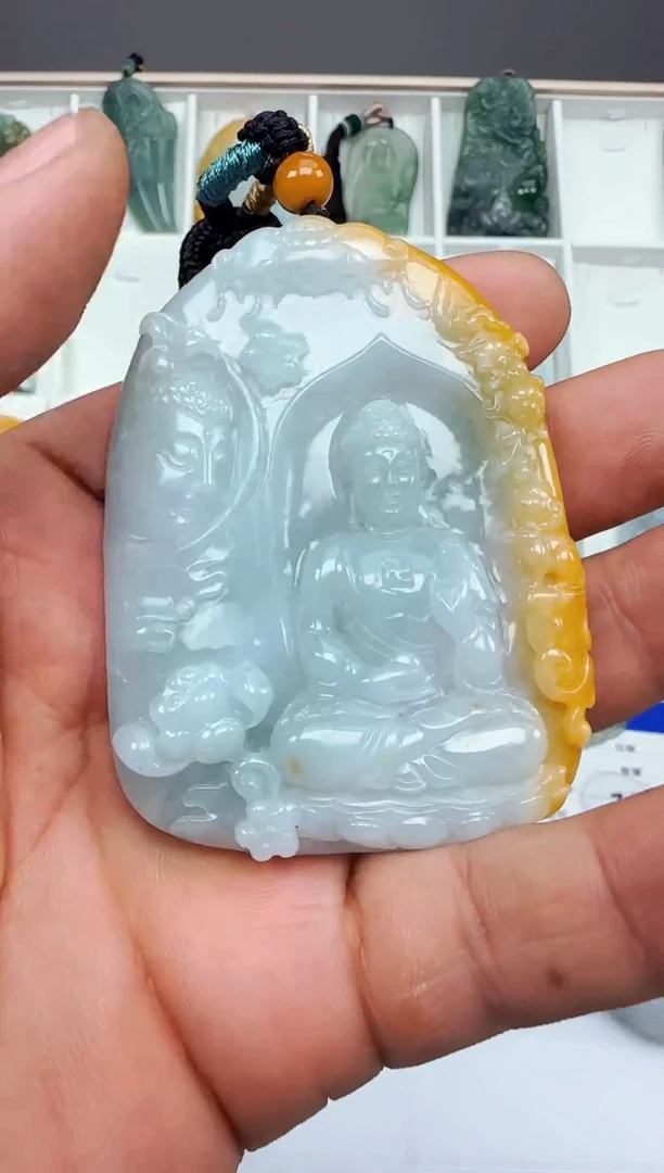 【闪购商品】翡翠颈饰未镶嵌缅甸天然A货翡翠